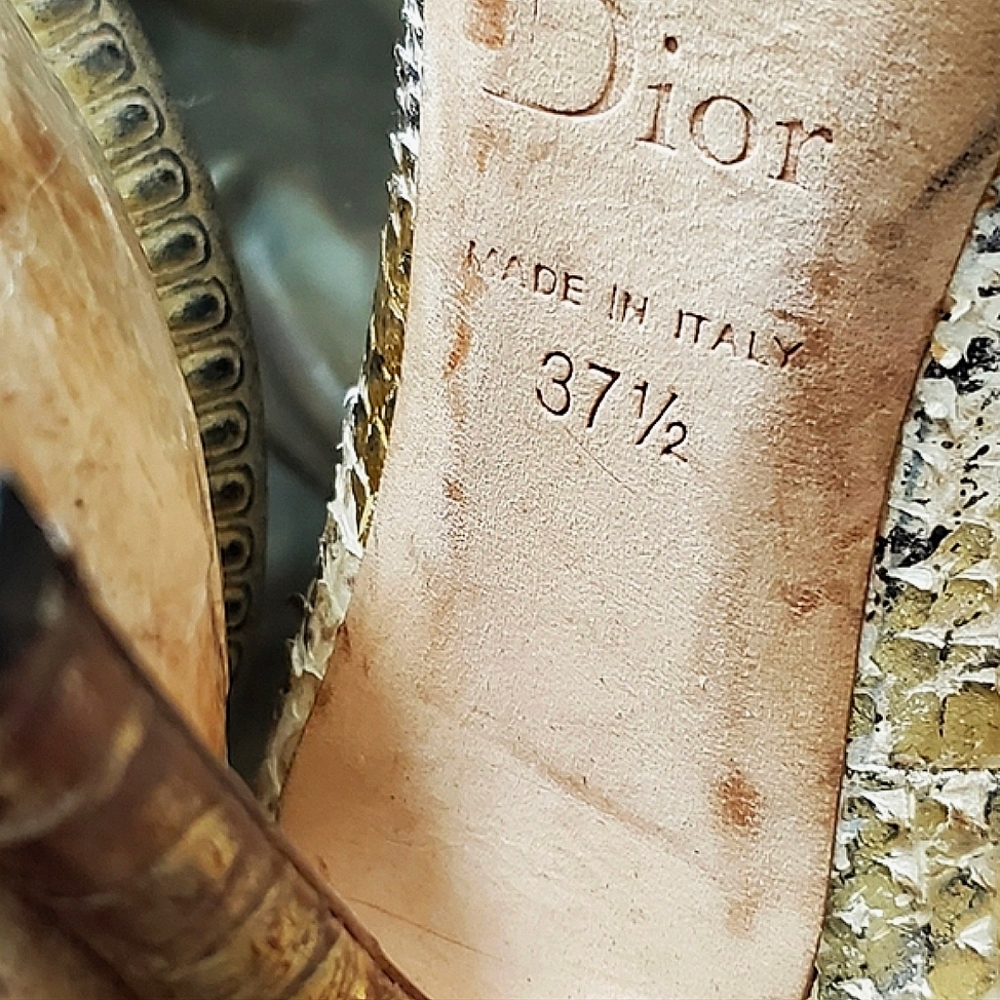 Dior Snakeskin Stilettos - Picture 7 of 17